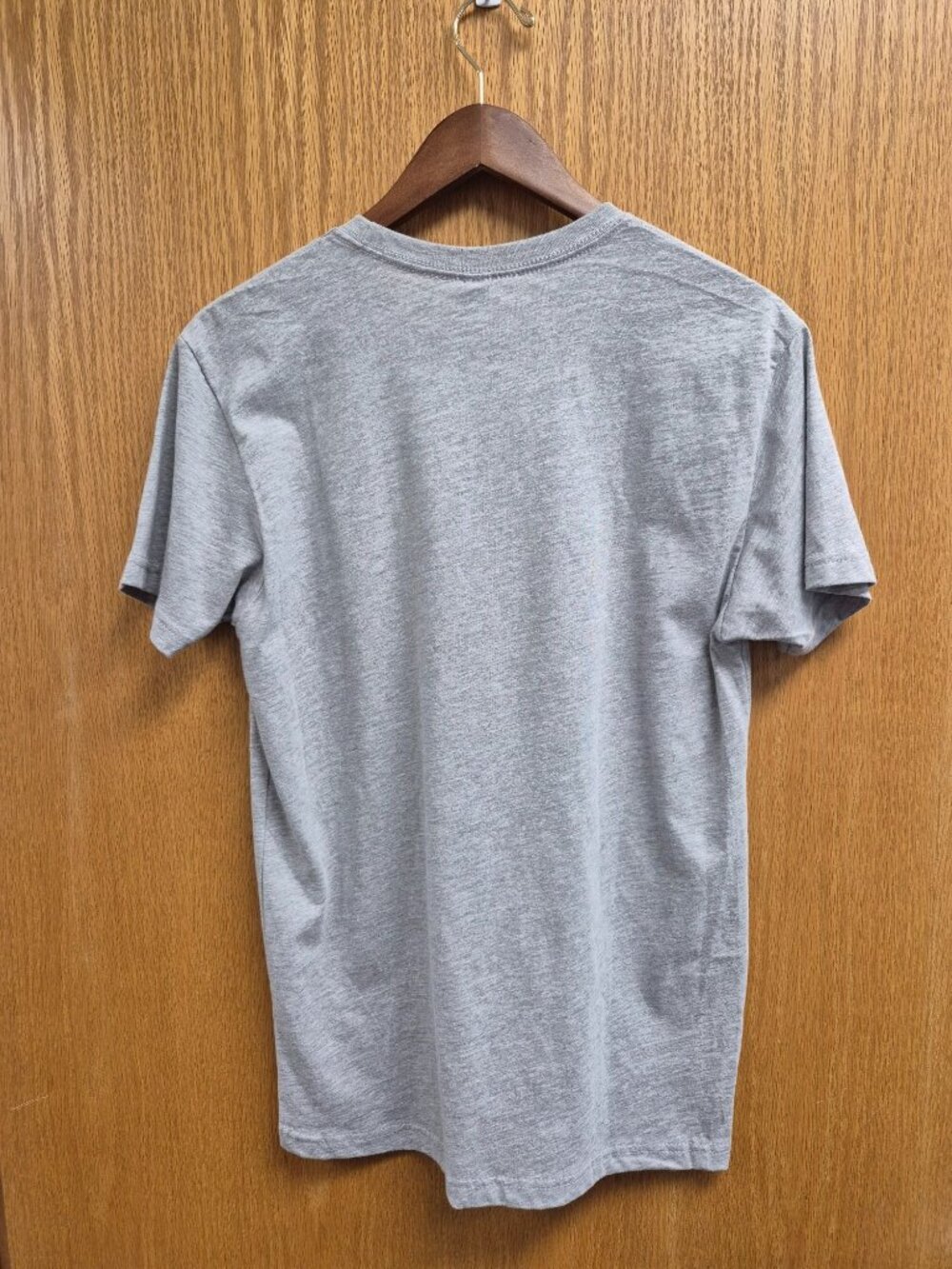 Cowboys And Beer Graphic Tee Heather Gray Casual Unisex Large Next Level Apparel - Picture 3 of 3